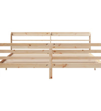 Bettgestell mit Kopfteil ohne Matratze 180x200 cm