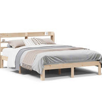 Bettgestell mit Kopfteil ohne Matratze 135x190 cm