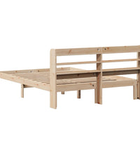 Bettgestell mit Kopfteil ohne Matratze 140x190 cm