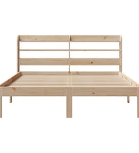 Bettgestell mit Kopfteil ohne Matratze 140x200 cm