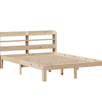 Bettgestell mit Kopfteil ohne Matratze 150x200 cm