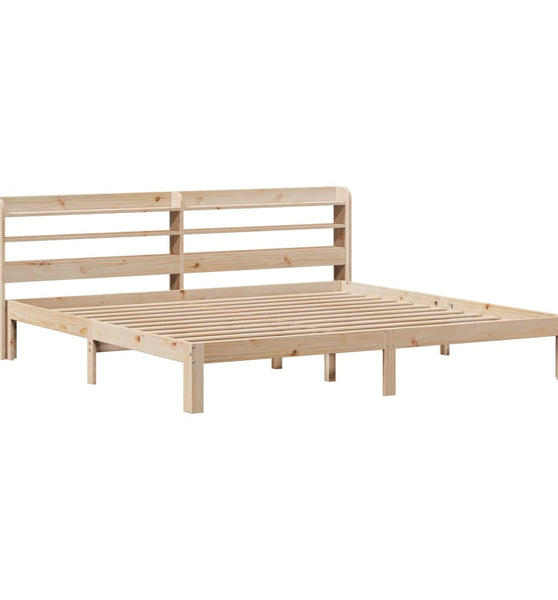 Bettgestell mit Kopfteil ohne Matratze 180x200 cm