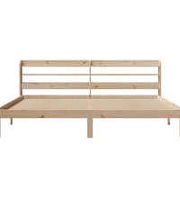 Bettgestell mit Kopfteil ohne Matratze 180x200 cm