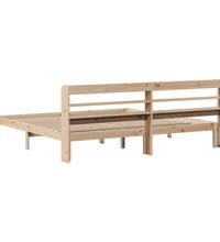 Bettgestell mit Kopfteil ohne Matratze 180x200 cm