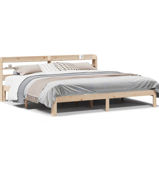 Bettgestell mit Kopfteil ohne Matratze 180x200 cm