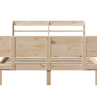 Bettgestell mit Kopfteil ohne Matratze 140x190 cm