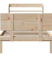 Bettgestell mit Kopfteil ohne Matratze 100x200 cm