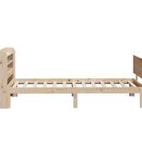 Bettgestell mit Kopfteil ohne Matratze 100x200 cm