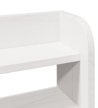 Bettgestell mit Kopfteil ohne Matratze Weiß 100x200 cm