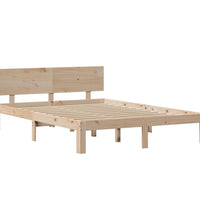 Bettgestell mit Kopfteil ohne Matratze 140x200 cm