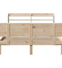 Bettgestell mit Kopfteil ohne Matratze 150x200 cm