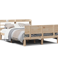 Bettgestell mit Kopfteil ohne Matratze 150x200 cm