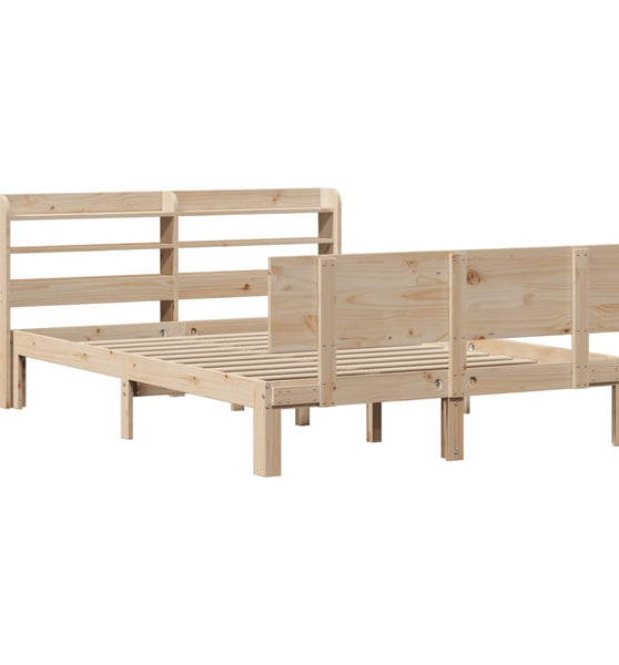 Bettgestell mit Kopfteil ohne Matratze 160x200 cm