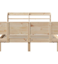 Bettgestell mit Kopfteil ohne Matratze 160x200 cm