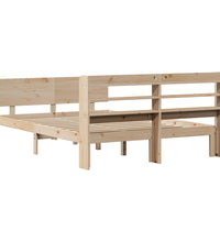 Bettgestell mit Kopfteil ohne Matratze 160x200 cm