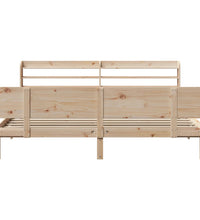 Bettgestell mit Kopfteil ohne Matratze 180x200 cm