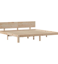 Bettgestell mit Kopfteil ohne Matratze 180x200 cm