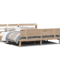 Bettgestell mit Kopfteil ohne Matratze 180x200 cm