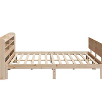 Bettgestell mit Kopfteil ohne Matratze 200x200 cm