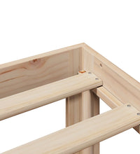 Bettgestell mit Kopfteil ohne Matratze 200x200 cm