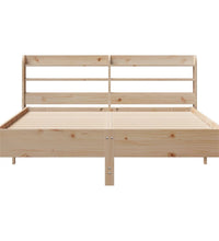 Massivholzbett ohne Matratze 160x200 cm Kiefernholz