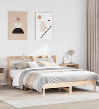 Massivholzbett ohne Matratze 160x200 cm Kiefernholz