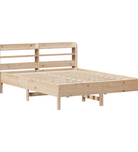 Massivholzbett ohne Matratze 140x200 cm Kiefernholz