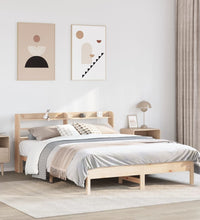 Massivholzbett ohne Matratze 140x200 cm Kiefernholz