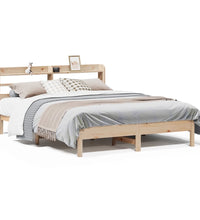 Massivholzbett ohne Matratze 140x190 cm Kiefernholz