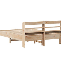 Massivholzbett ohne Matratze 140x190 cm Kiefernholz