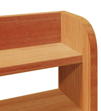 Massivholzbett ohne Matratze Wachsbraun 140x190 cm Kiefernholz