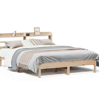 Massivholzbett ohne Matratze 135x190 cm Kiefernholz