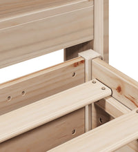 Massivholzbett ohne Matratze 75x190 cm Kiefernholz