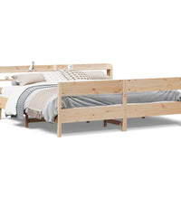 Massivholzbett ohne Matratze 200x200 cm Kiefer