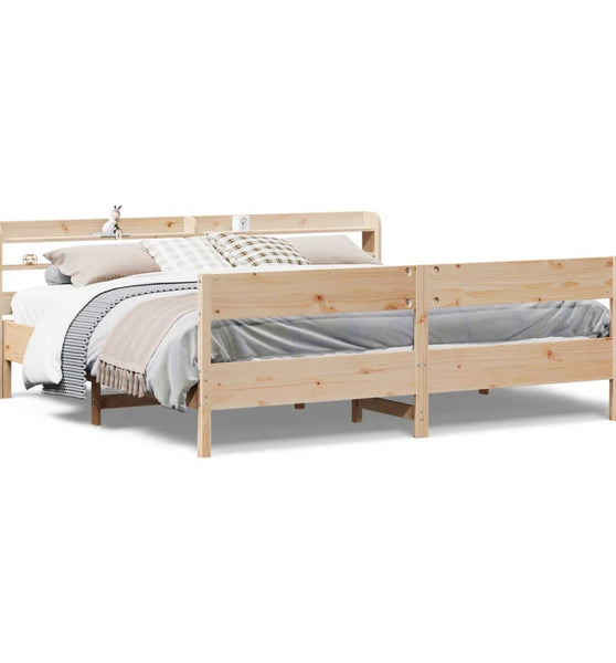 Massivholzbett ohne Matratze 180x200 Kiefernholz