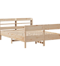 Massivholzbett ohne Matratze 160x200 cm Kiefernholz
