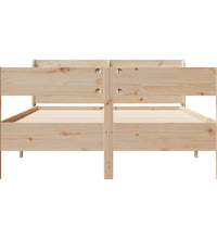 Massivholzbett ohne Matratze 160x200 cm Kiefernholz