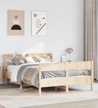 Massivholzbett ohne Matratze 160x200 cm Kiefernholz