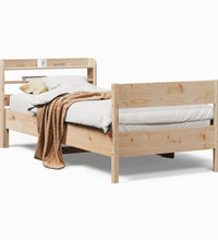 Massivholzbett ohne Matratze 100x200 cm Kiefernholz