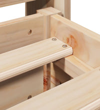 Massivholzbett ohne Matratze 100x200 cm Kiefernholz