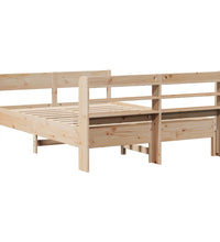 Massivholzbett ohne Matratze 140x190 cm Kiefernholz