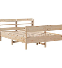 Massivholzbett ohne Matratze 135x190 cm Kiefernholz