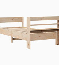 Massivholzbett ohne Matratze 75x190 cm Kiefernholz