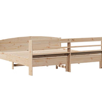 Massivholzbett ohne Matratze 200x200 cm Kiefer