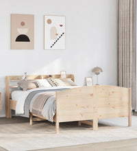 Massivholzbett ohne Matratze 140x200 cm Kiefernholz