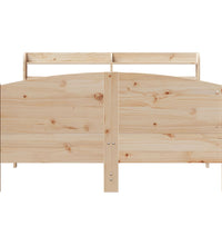 Massivholzbett ohne Matratze 140x190 cm Kiefernholz