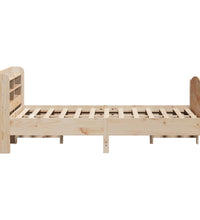 Massivholzbett ohne Matratze 140x190 cm Kiefernholz