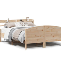 Massivholzbett ohne Matratze 135x190 cm Kiefernholz