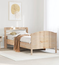 Massivholzbett ohne Matratze 100x200 cm Kiefernholz