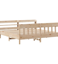 Massivholzbett ohne Matratze 180x200 Kiefernholz